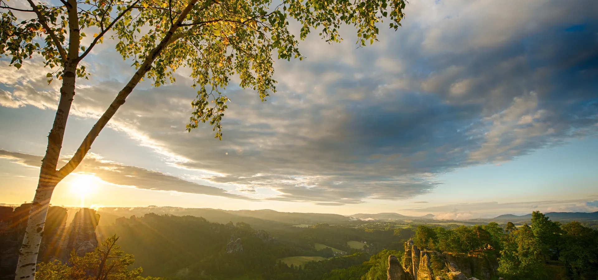 Bahretal valley, Saxon Switzerland